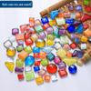 Разноцветные DIY Хрустальные Стеклянные Бусины для Рукодельных Мозаичных Композиций