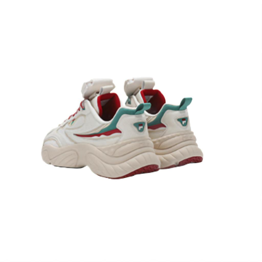 FILA Conch Монета Удобные Универсальные Дышащие Полуботинки Папины Кроссовки Женская кроссовка Белый T12W311113FWB
