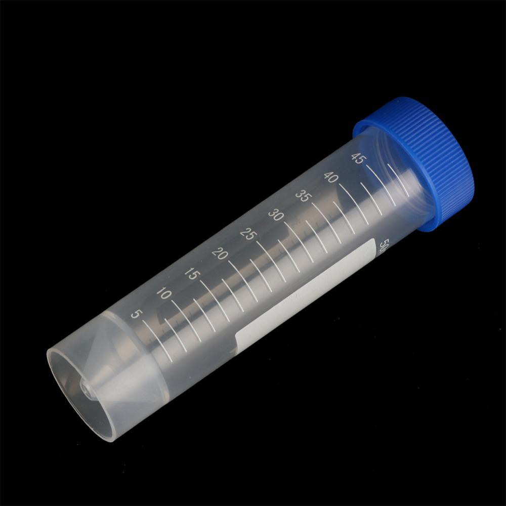 Fittings With Scale Lab Analysis Bottles Centrifuge Tubes Caps Pack Container Plastic Test Tube