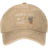 Садовая шляпа «Мне все равно на прическу», бейсболка, ретро-садовая шляпа для женщин, регулируемая, для улицы, подарок садовнику для женщин