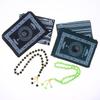 Islamic Prayer Mat Portable Travel Foldable Prayer Rug With Beads for Muslim Office Business Trip Worship