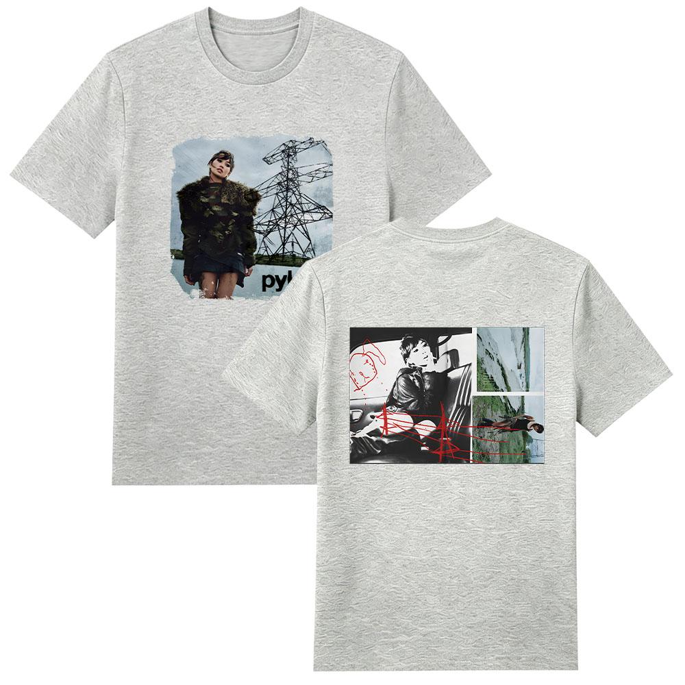 Summer High Quality Cotton Tee Beabadoobee Pylon The Album Cover Cartoon Print T Shirts Unisex Comfort O-neck Short Sleeve Tops