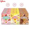 Glico Collon, Cream & Chocolate & Strawberry Flavour (Biscuit Roll) 54 G, Total 12 Pcs - Thai Snack
