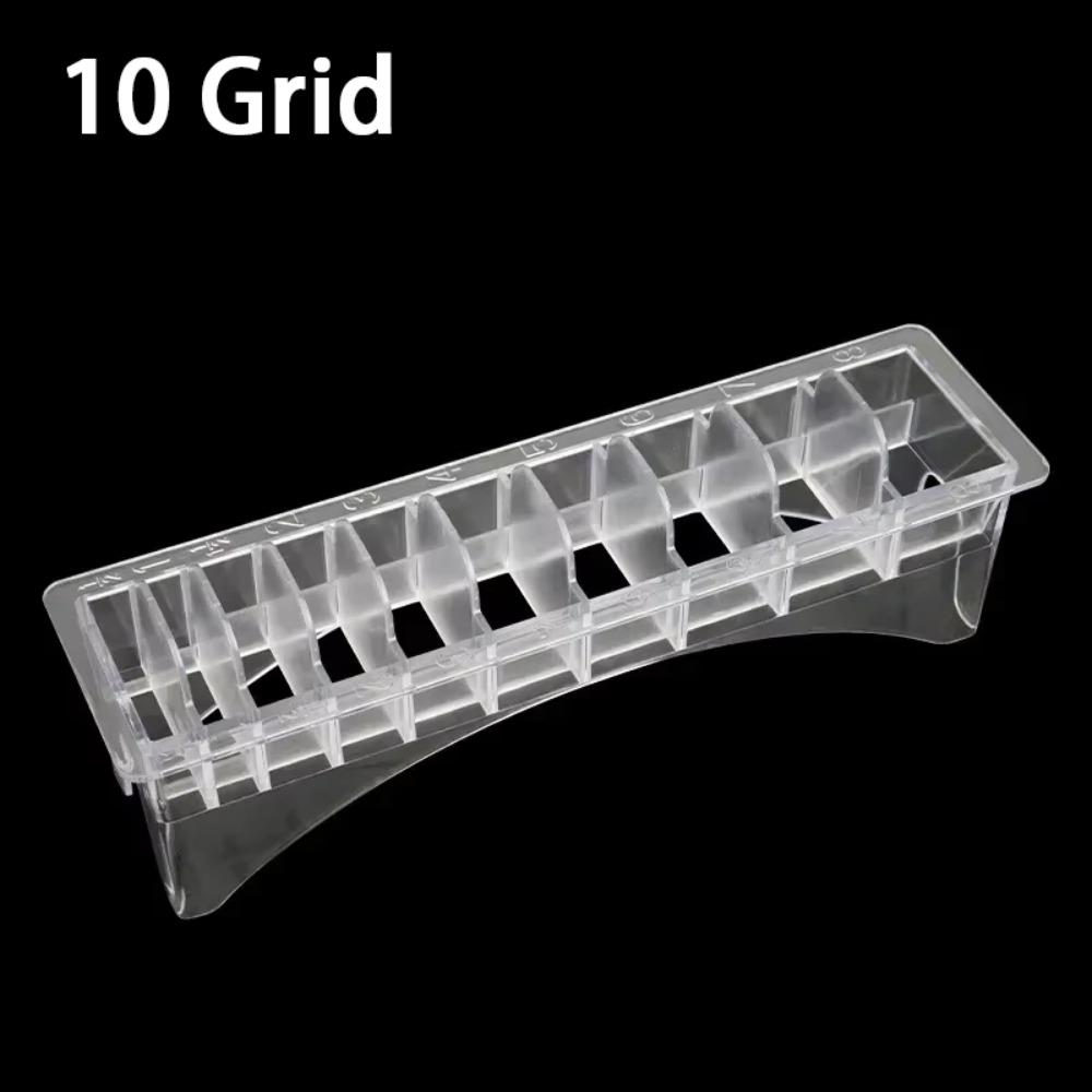 Large Capacity Limit Comb Storage Box 10 Grid Salon Hairdressing Tools New Hair Clipper Organizer