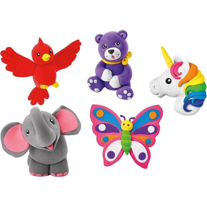 LEXIBOOK CRAZART - Pâte à modeler douce et malléable - 8 pièces - 3 ans