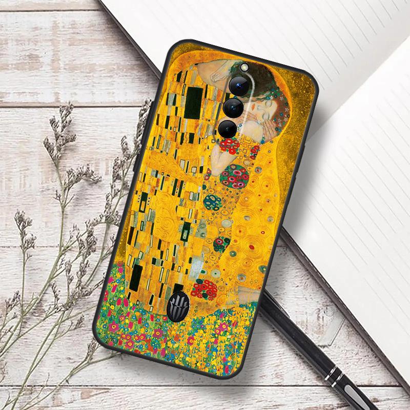 Чехол 'Звездная ночь' Климт Поцелуй для ZTE Nubia Red Magic 11 10S 9S 8S 8 9 10 Pro Plus 6 7 6S 7S RedMagic 10 Air Чехол