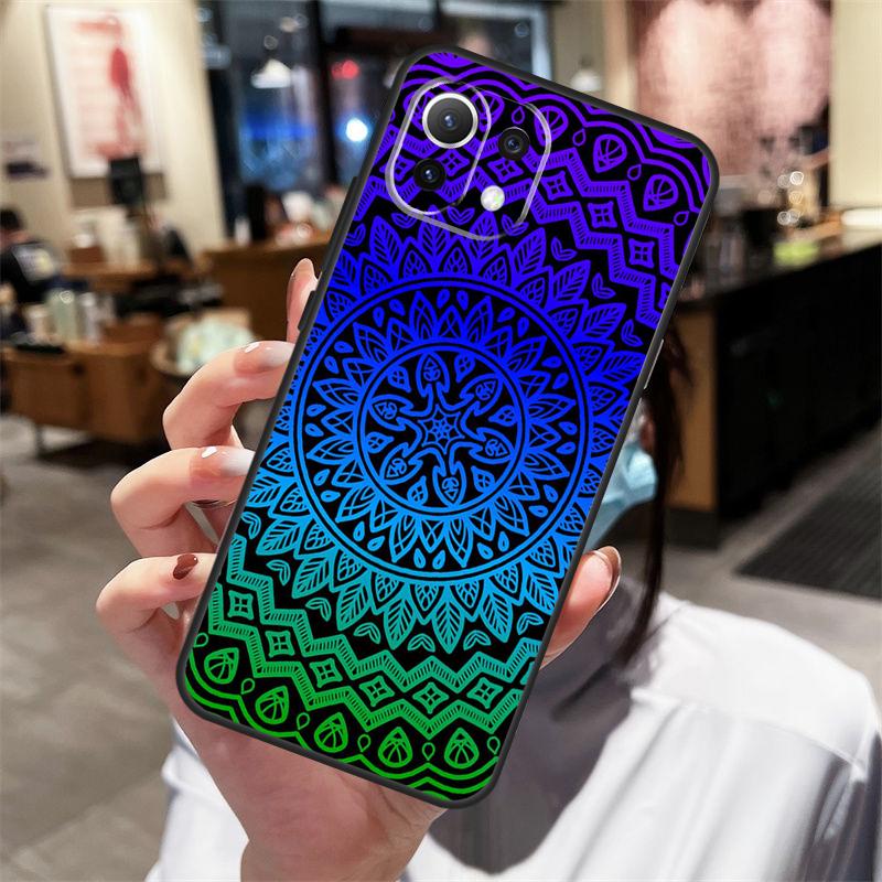 Чехол для телефона с мандалой для Xiaomi 13 11T 12T Pro 11 12 Lite POCO X4 GT F4 F3 M5 M5s F5 X3 X5 Pro