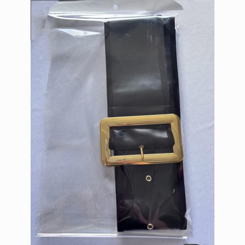 Женский широкий кожаный ремень из полиуретана с пряжкой-булавкой из сплава для платьев, верхней одежды и