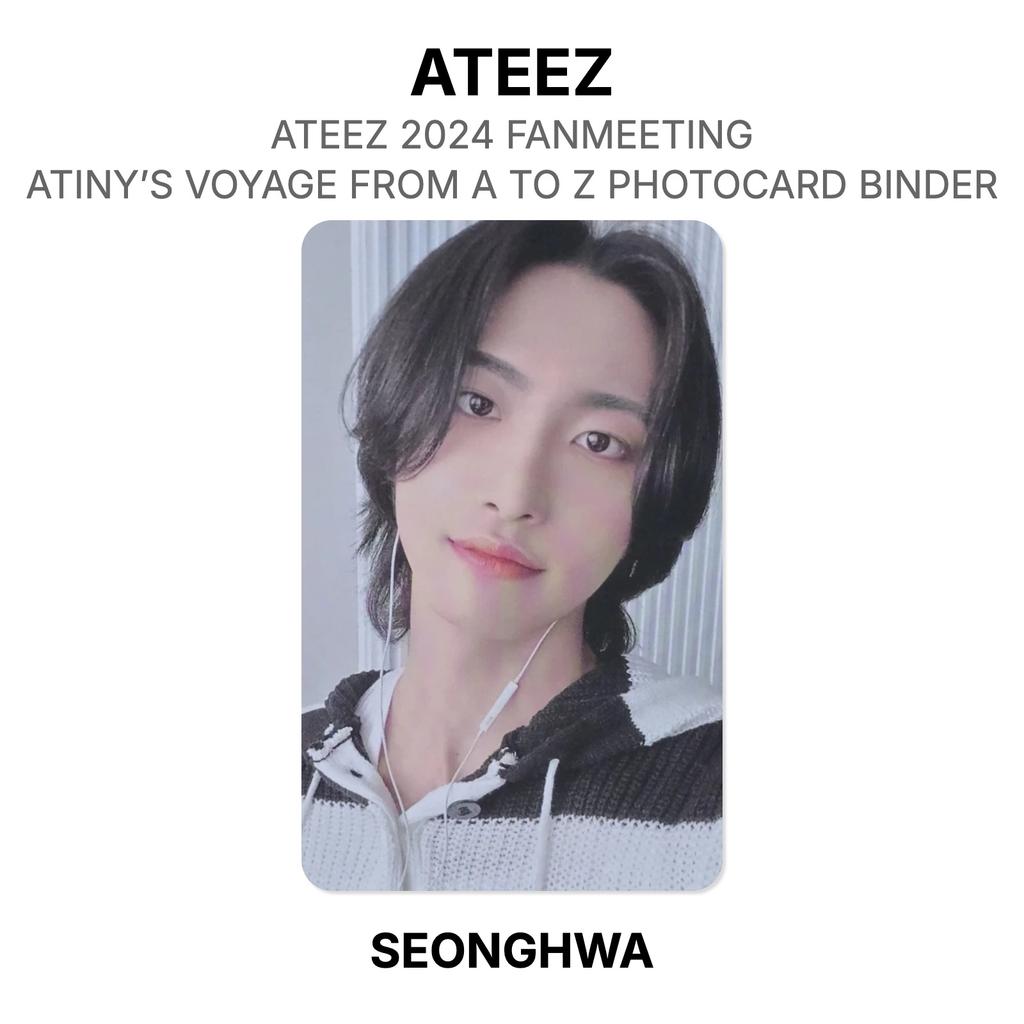 ATEEZ ATEEZ 2024 ФАН-ВСТРЕЧА ATINY’S VOYAGE FROM A TO Z БИНДЕР ДЛЯ ФОТОКАРТОЧЕК Официальная фотокарточка