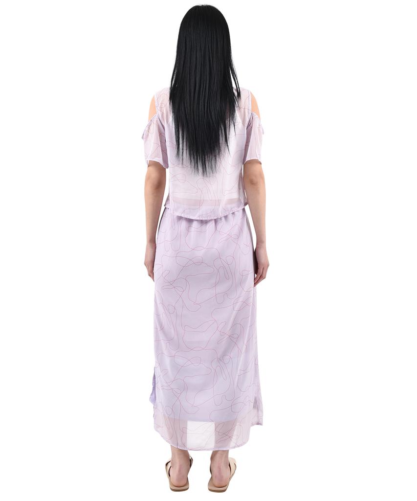 Catharsis Chiffon Long Skirt Lv_Free