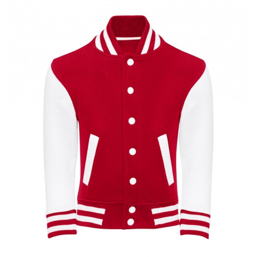 SG Originals Childrens/Kids Ringspun Cotton Varsity Jacket