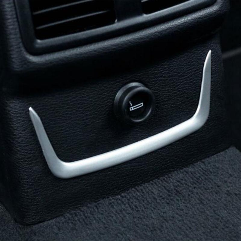 Для BMW X1 F48 2016 - 2022 ABS Хром Задний Прикуриватель Отделка Декоративная Наклейка Крышка Молдинг Аксессуары для Интерьера