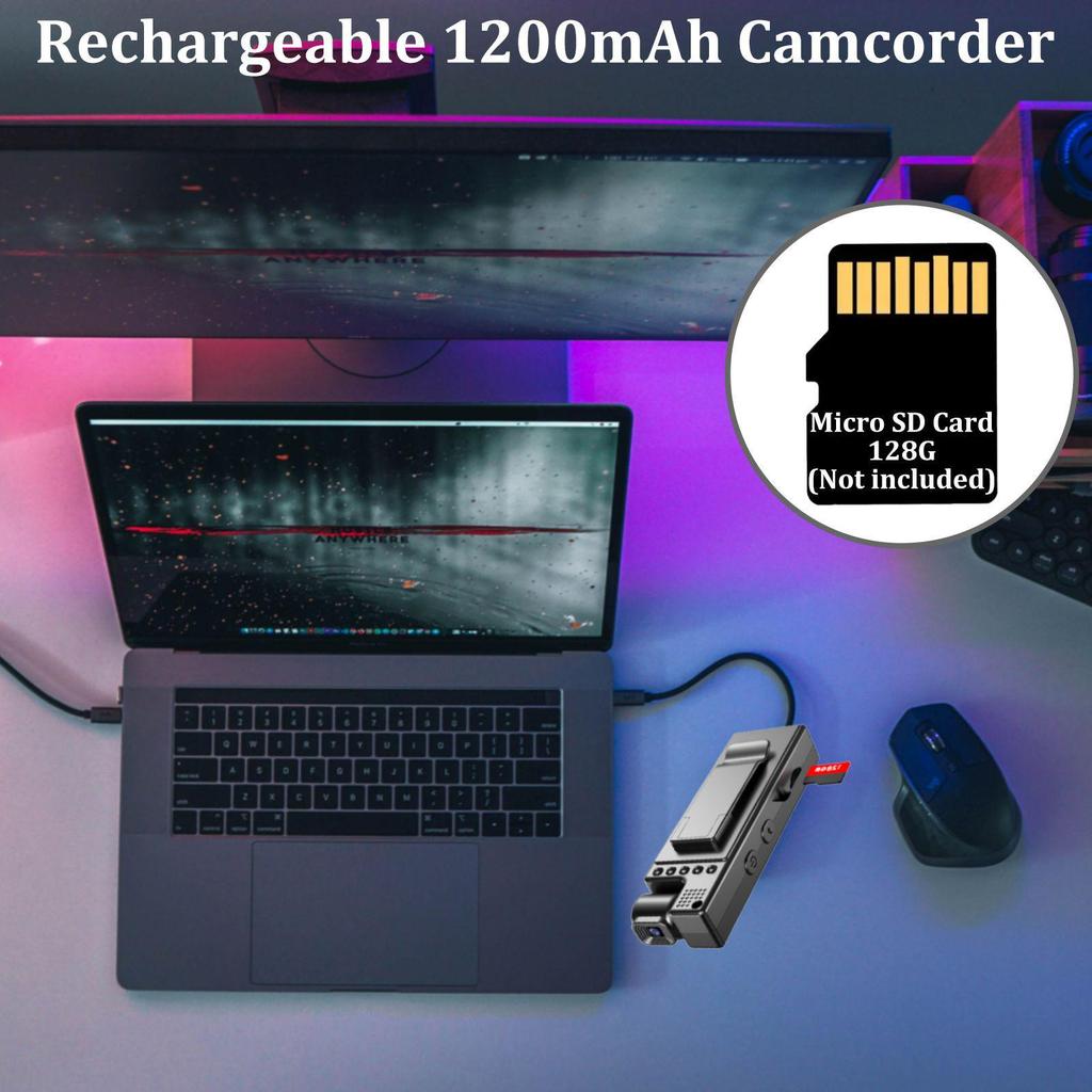 Портативная HD Wi-Fi камера для наружной съемки DV с вращающимся объективом, 1,3-дюймовый экран