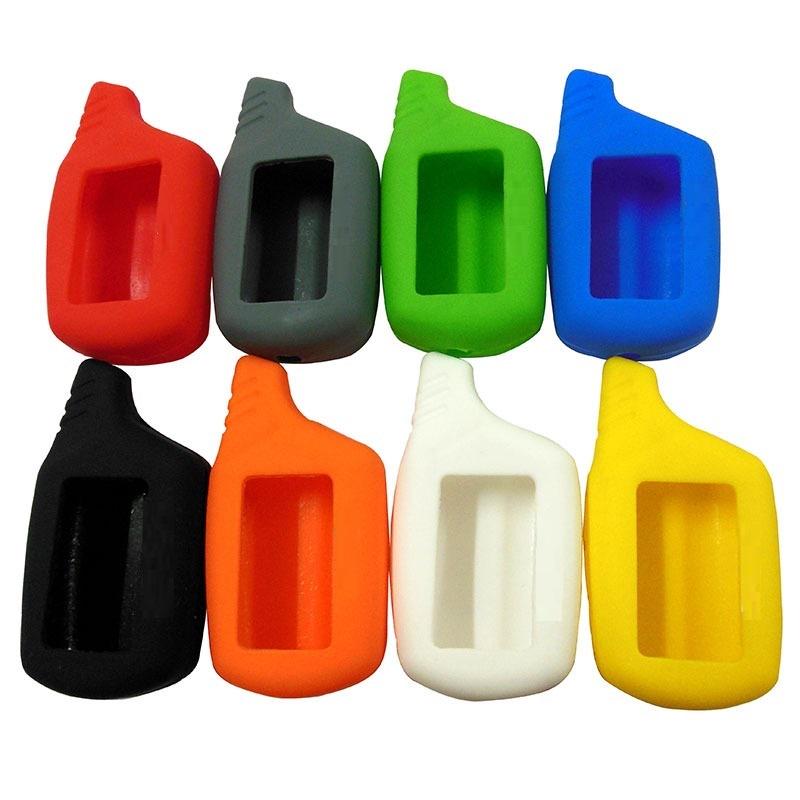 Русский A91/B9/B91/B6/B61/A61 силиконовый чехол для ключей от машины русская версия двусторонняя автомобильная ЖК-сигнализация