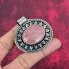 Rose Quartz Jewelry, 925 Solid Sterling Silver Pendant Handmade Gemstone Jewelry, Gifts For Wife Brand New Pendant