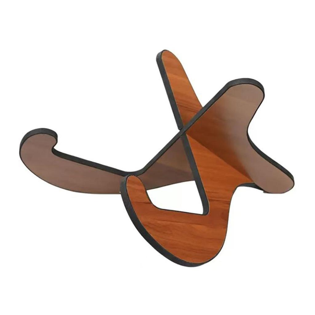 Foldable Wooden Guitar Floor Portable String Instrument Stand with Soft Leather Protection and Suitable for Inch Guitars and Other and Violin by