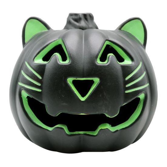 Тыквенный светильник на Хэллоуин, работающий от батареек, тыквенный фонарь, домашний настольный центральный элемент для вечеринки на Хэллоуин