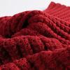 Women Scarf Thickened Warm Solid Color Scarf Autumn Winter Versatile Comfortable Knitting Long Scarf Fashion Accessory