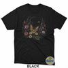 Vintage Floral Kitten Wildflower Butterfly Cute Cat Lover T-Shirt