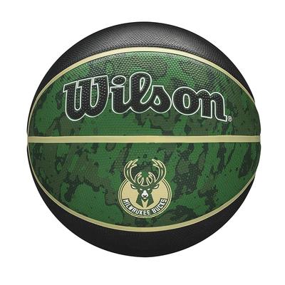 Мужской баскетбольный галстук-тай-дай Wilson NBA Команда Милуоки Бакс (Размер 7, Тай-дай с символикой команды НБА Милуоки Бакс) WTB1500XBMIL, Размер 7, Прибл.. Диаметр 24,5 см,