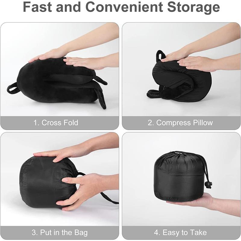 Лучшая память Подушка для путешествий Поролоновая подушка для шеи Подушка для головы для самолета Удобная подушка Подушка U-образной формы для поезда, автомобиля, дома