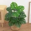 Искусственные растения Monstera Deliciosa, 18 головок, реалистичный домашний офисный стол, центральная часть, искусственные листья, искусственная зелень в помещении