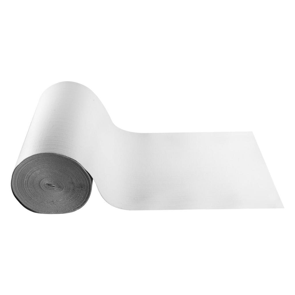 Reflective Insulation Roll, EPE Foam Core Radiant Barrier, 3mm 76.2m x 1.22 m, Aluminum Foil White PE Film Heat Reflective Shield, Thermal Insulation
