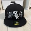 Б/у Кепка New Era NEW ERA Sox Chicago White Sox Черная 59FIFTY Черная MLB Редкая Стильная Вышивка Вышивка Ангела 58.7см