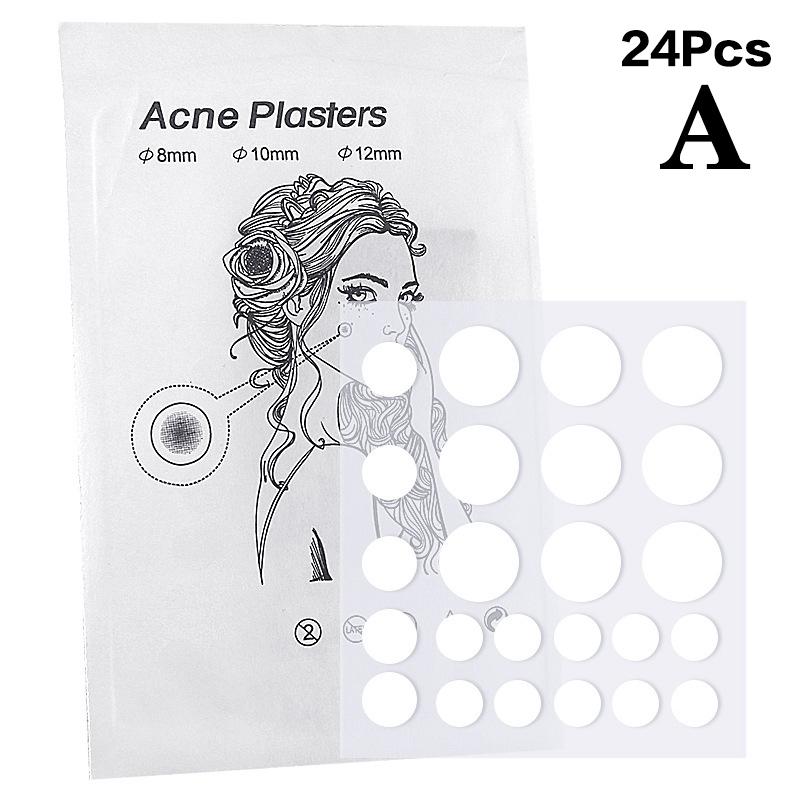 24/36 патчей гидроколлоидные пластыри от прыщей круглые белые водостойкие пятна в форме пятен корректирующие пластыри для лечения прыщей