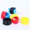 Racquet Sealing Rubber Ring Tennis Handle Grip Ring Wear Resistant Soft Elastic Reusable Colorful Racket Band