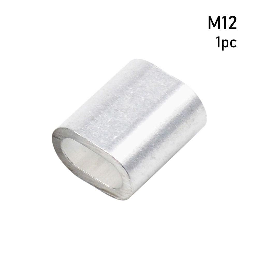 10-50Pcs Fixing Clip Crimp Sleeve Oval Wire Ferrules New Cable Clip Steel Wire Rope
