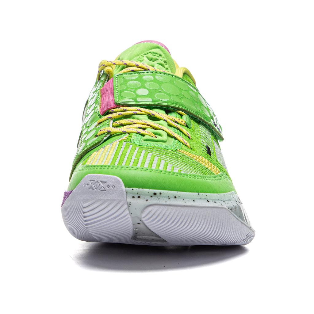 Li-Ning Way of Wade 808 4 Ultra ASG зеленые мужские кроссовки фиолетово-желтые ABAU031-12