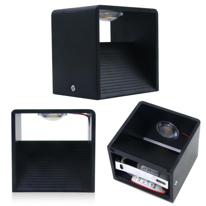 Led Square Wall Lamp Bedroom Bedside Light With Remote Control For Living Room Bedroom Corridor