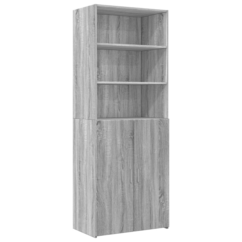 Tall Cabinet Gray Sonoma 70 x 42.5 x 225 cm Particleboard
