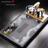 Natural Black Gold Stone Tea Tray