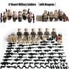Land Tiger Desert Surveillance Building Blocks Small Particle Plastic Toy For Children