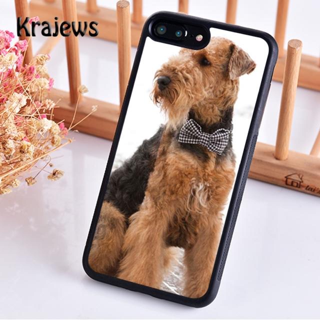 Krajews Airedale Terrier Dog For iPhone 17 Air 16 Phone Case Cover 15 14 plus 12 13 pro max coque