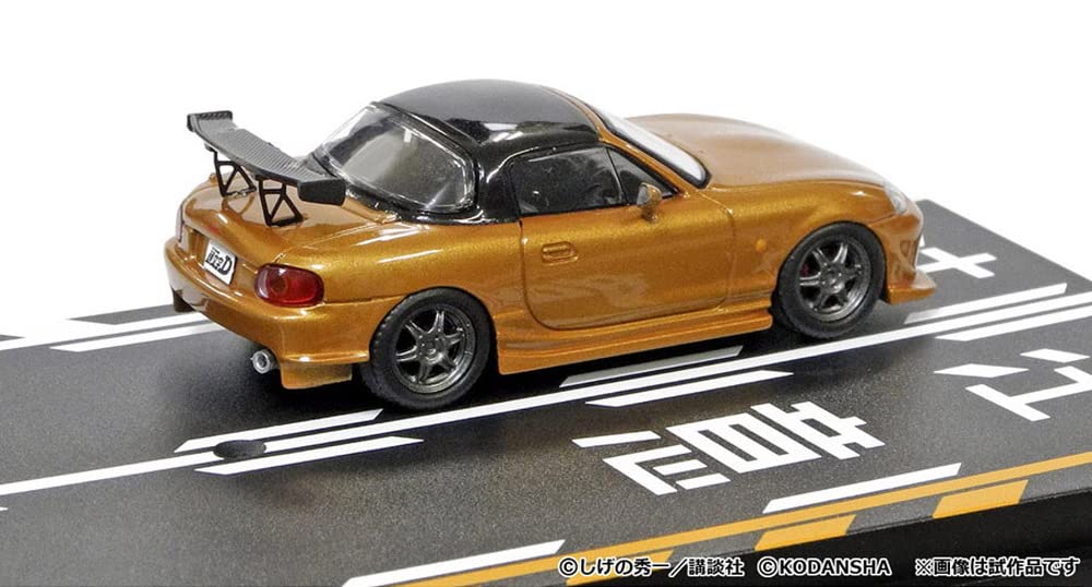 INTERALLIED Initial D Set Satoshi Omiya Roadster Kobayakawa Lancer Evolution VII Готовый продукт MD64206 MODELER'S 1/64 Vol.6 (НБ8С) &
