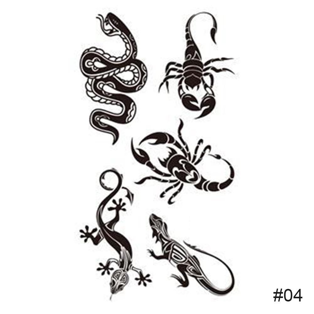 Простые черные маленькие свежие татуировки наклейки водонепроницаемые долговечные татуировки наклейки рука нога грудь боди-арт татуировки наклейки