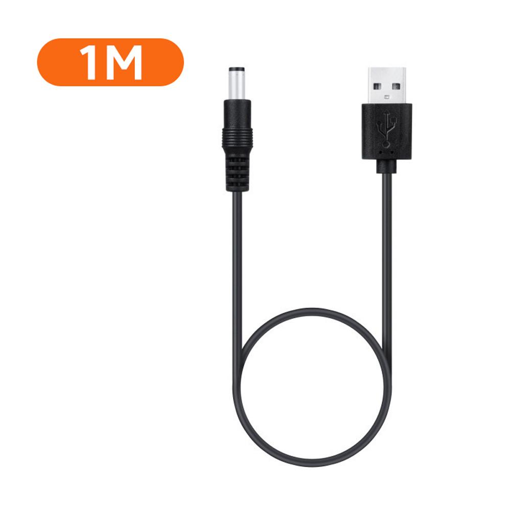 USB to DC Boost Cable, 5.5x2.1mm Jack Power Cord, 5V Power Adapter Wire for WiFi Router Modem Camera Speaker Cooling Fan