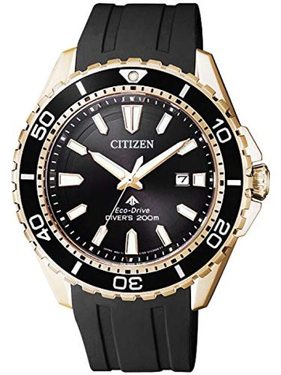 CITIZEN PROMASTER Diver 200m Watch with 13x13cm Microfiber Cloth [Set] Eco-Drive BN0193-17E [Imported]
