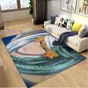 3D Print BLEACH-Thousand-Year Blood War Carpet Living Room Large Carpet Home Children's Room Carpet Floor Mat Side Table Mat
