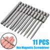 11 Pcs T6-T40 Torx Head Screw Driver Bit Set Screwdriver Drill Bits Tools