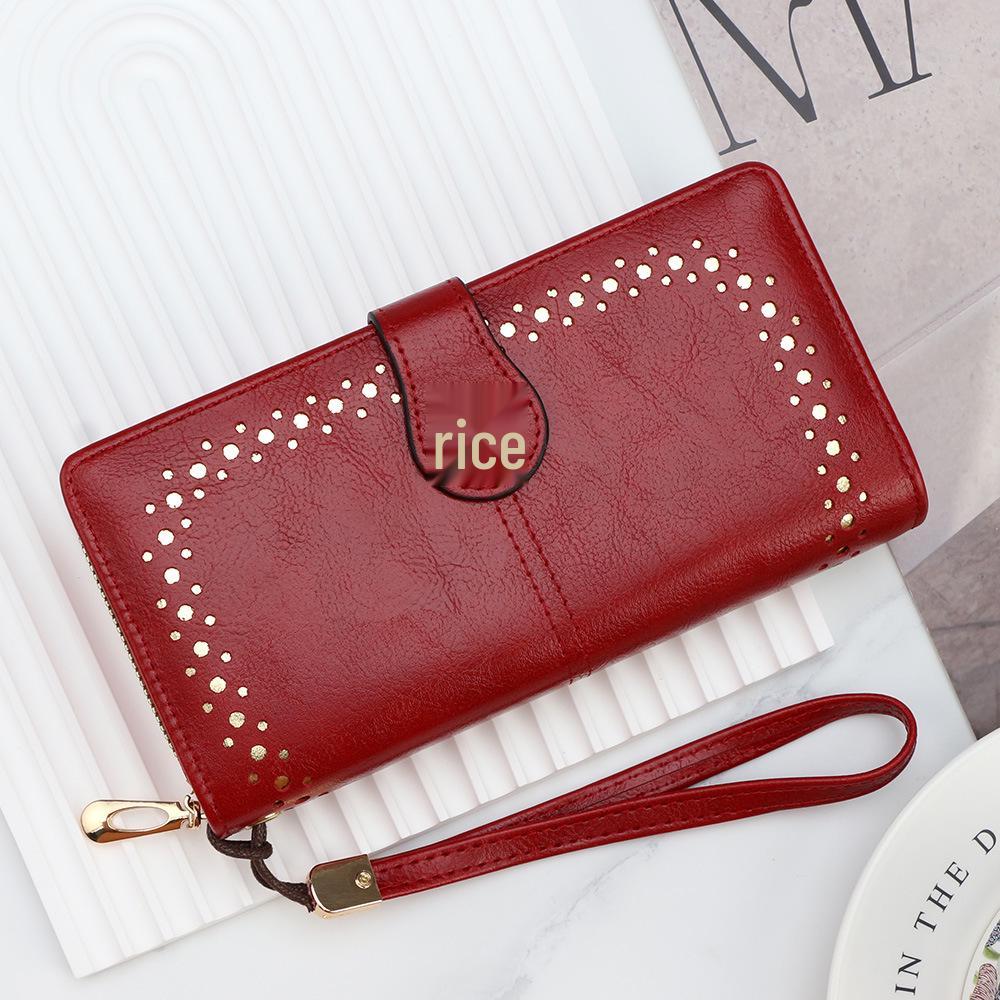 Women's Long PU Wallet: Fashion Clutch with Large Capacity Card Holder