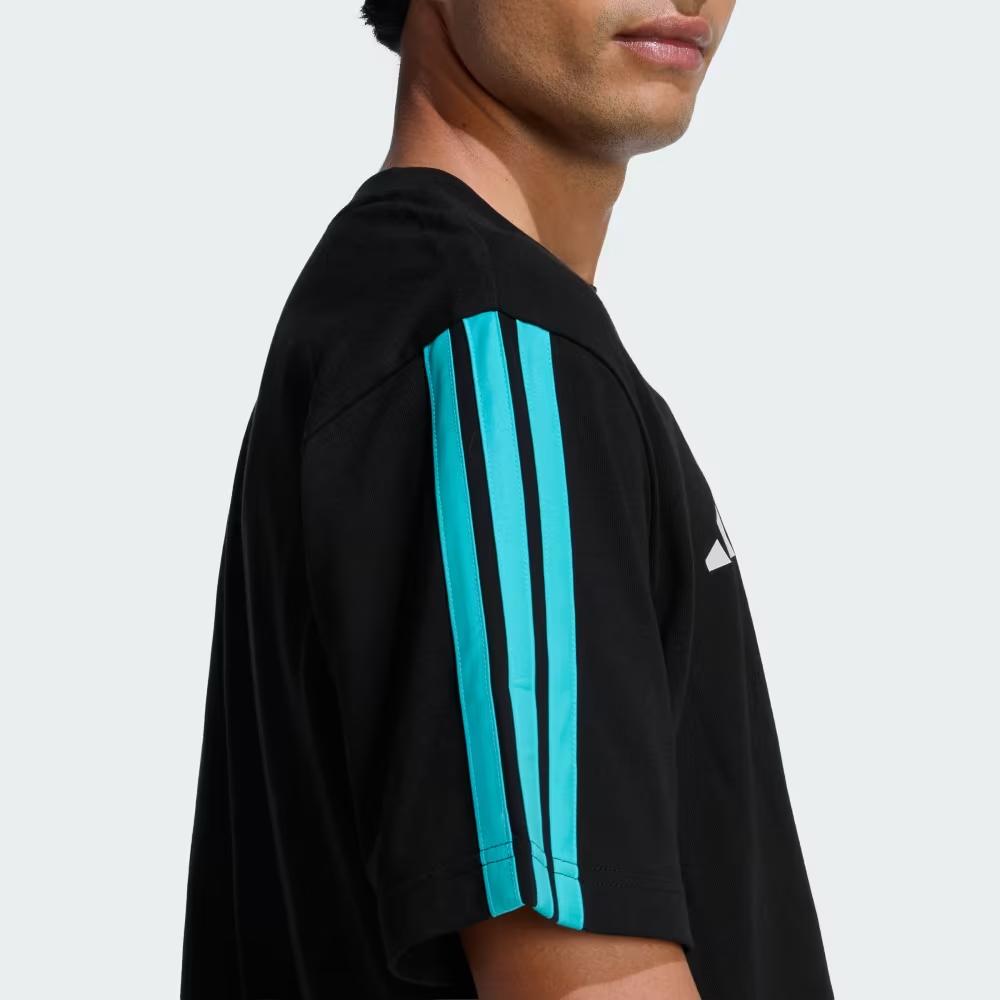 adidas Мужская футболка с круглым вырезом Mercedes - AMG F1 Team DNA Racing Crew Neck T-Shirt Tops KE8161