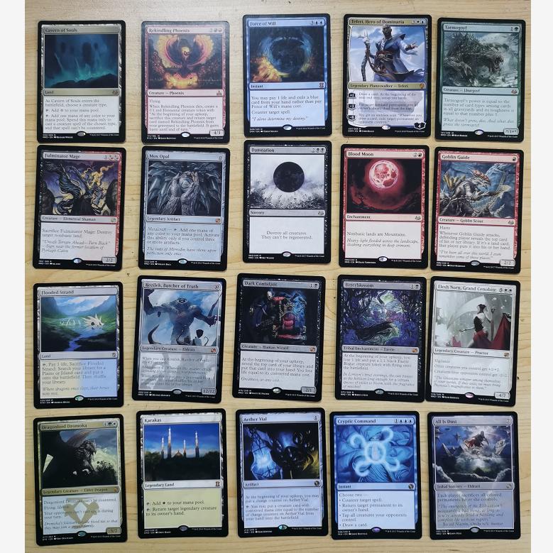 Набор из 56 голограмм Magic The Gathering Cards MTG Proxy Cards Игральные карты