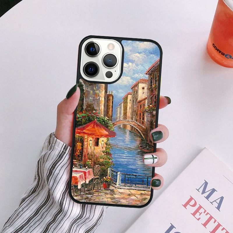 Travel italy Street Venice Phone Case For iPhone 17 Air Plus Max Cover Shell for iPhone 17 Air 16 15 14 13 12 11 Pro Max