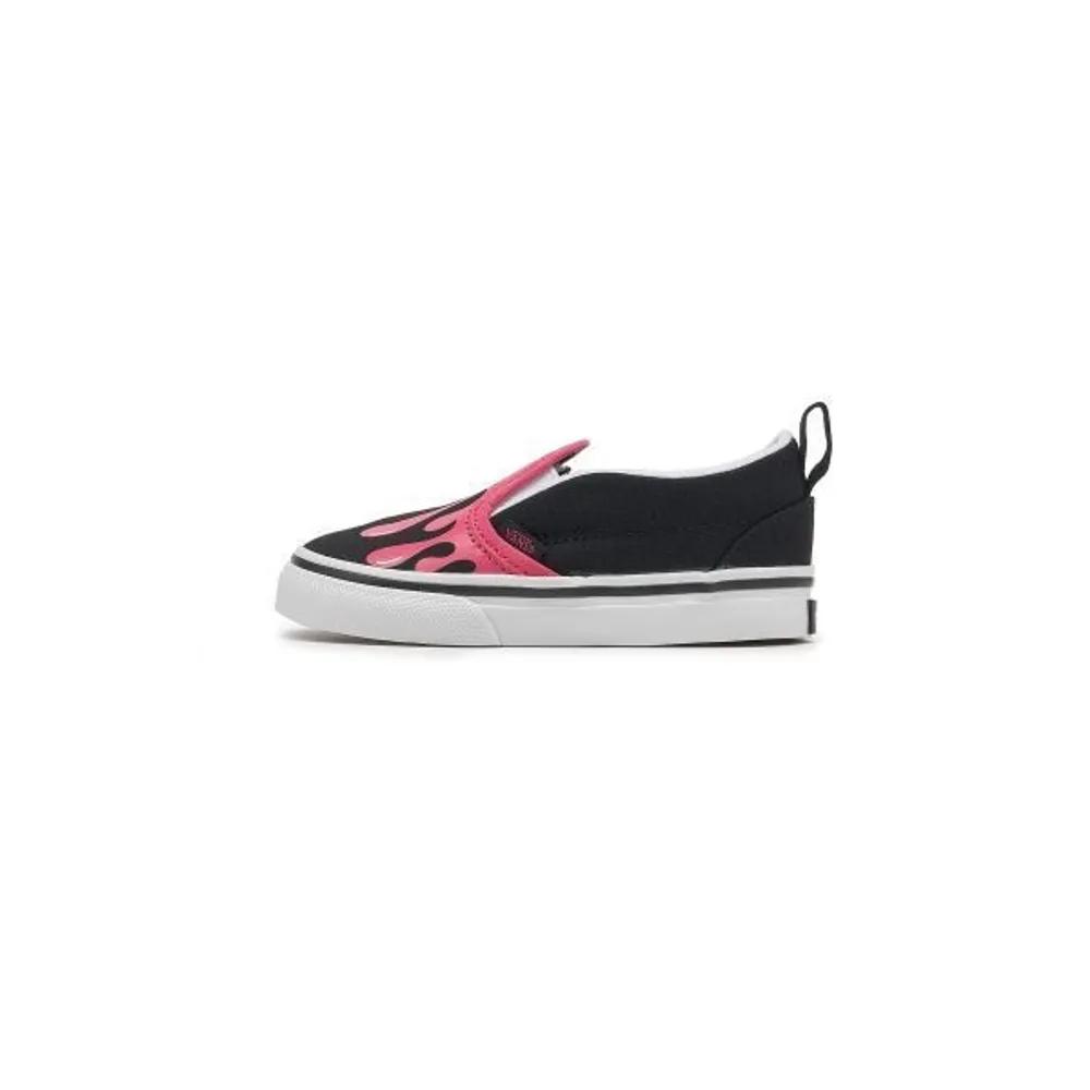 Vans KIDS Slip-on Velcro Toddler - (Glow Slime) BLACKPINK VN000UBSB9P1