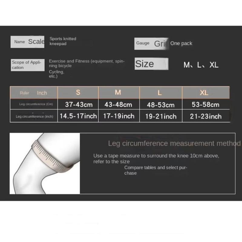 1/2 шт. Наколенник для зала, бега, эластичный, мужской, женский, для баскетбола, защита колена, нейлоновый вязаный, для пеших прогулок, фитнеса, защита колена, спортивное оборудование