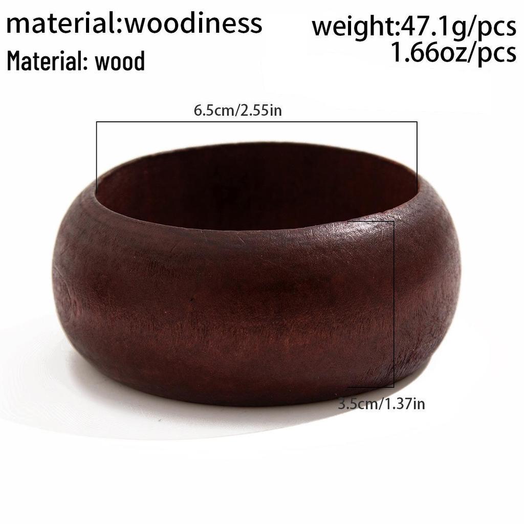 Европейский и американский геометрический модный набор браслетов - Преувеличенный широкий дизайн для женщин